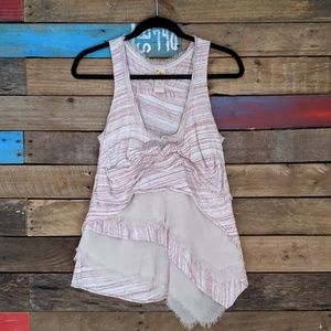 Anthropologie ruffle tank
